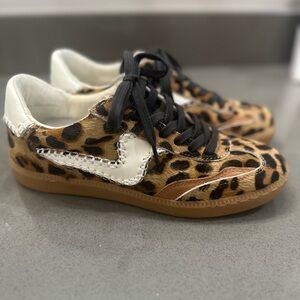 Dolce Vita Leopard Notice Stitch Sneakers